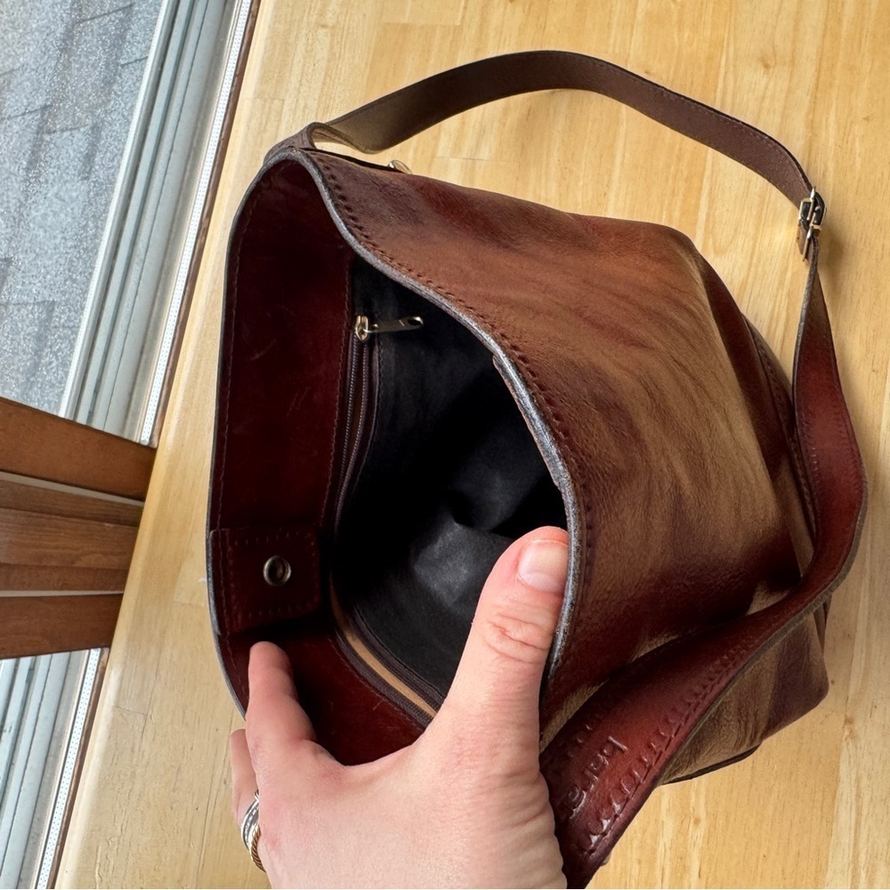 Vintage Barantani Italian Leather Crossbody Bag - Picture 9 of 16